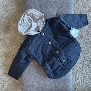 NWT Gerber Navy Blue Quilted Toddler Jacket / Bundle 3 for $30